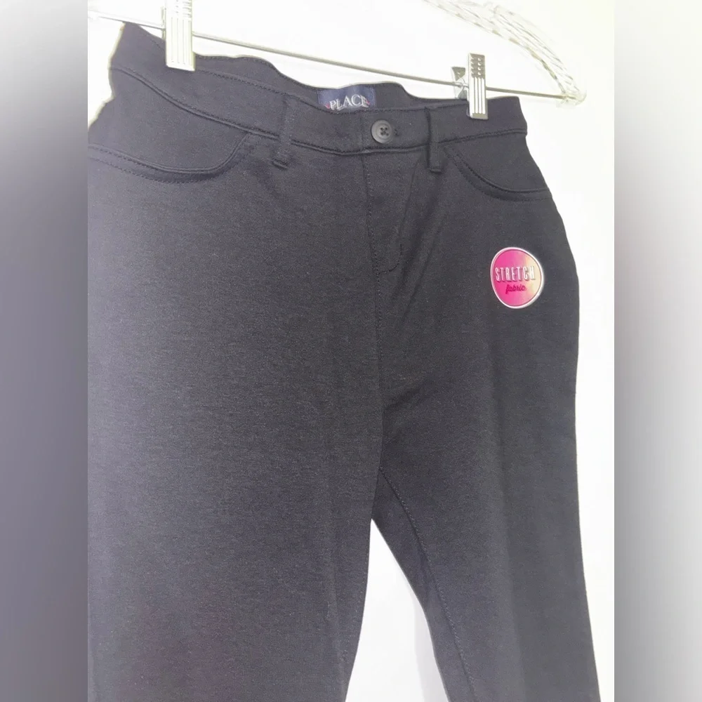 Girls Black Stretch Pants
